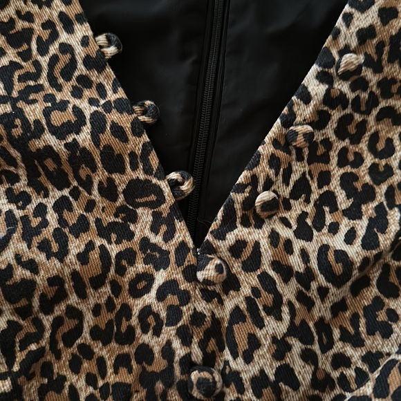 Marissa Webb Collective Brown Leopard Dress🧡🖤🧡 - Picture 9 of 14